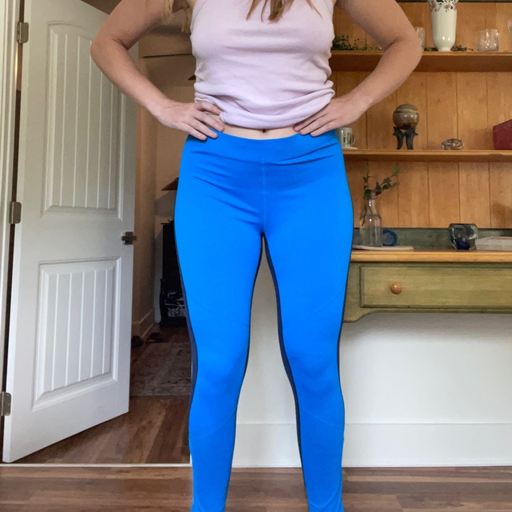 Blue Athleta Workout Pants
